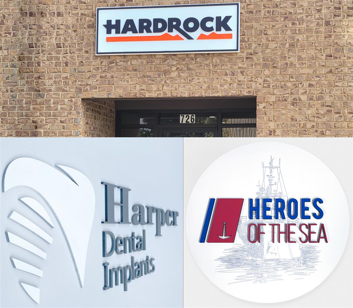 sign company, custom sign design, custom business signs, custom signs for business , boutique signs, office signs, 3d layered signs